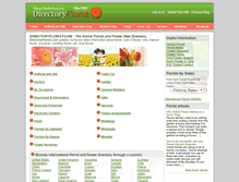 Tablet Screenshot of directoryflorist.com